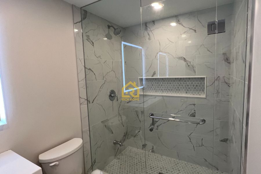 thermostatic shower system toronto bathroom