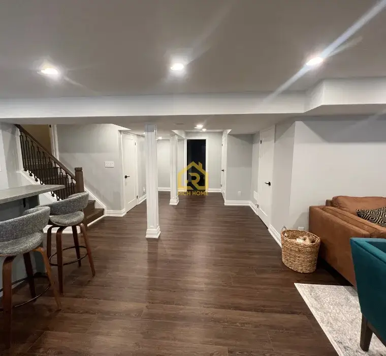 Custom home enlargement in Oakville