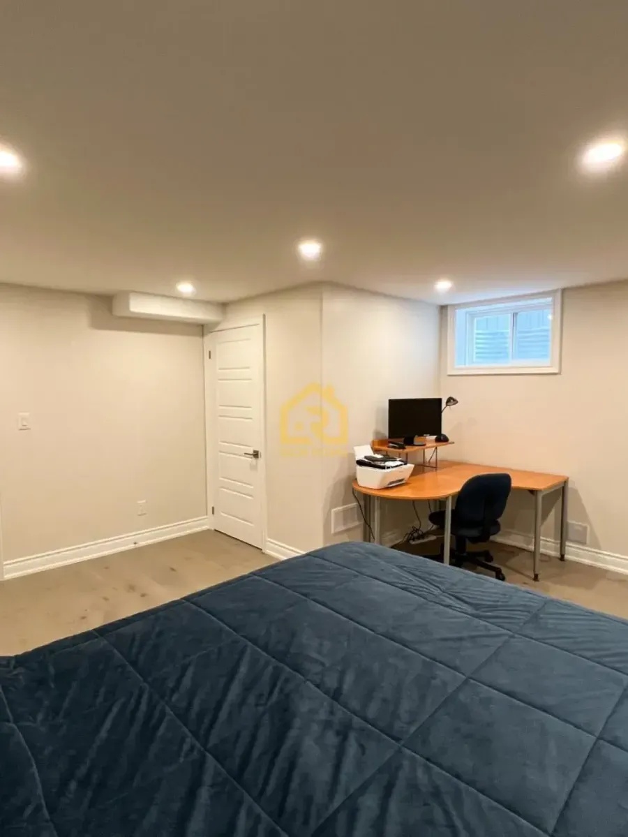 basement guest bedroom