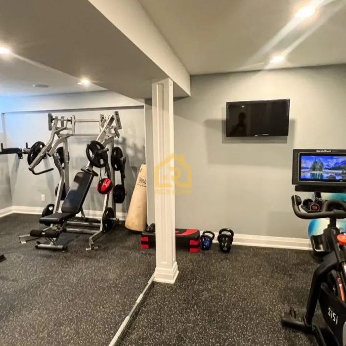 basement gym milton