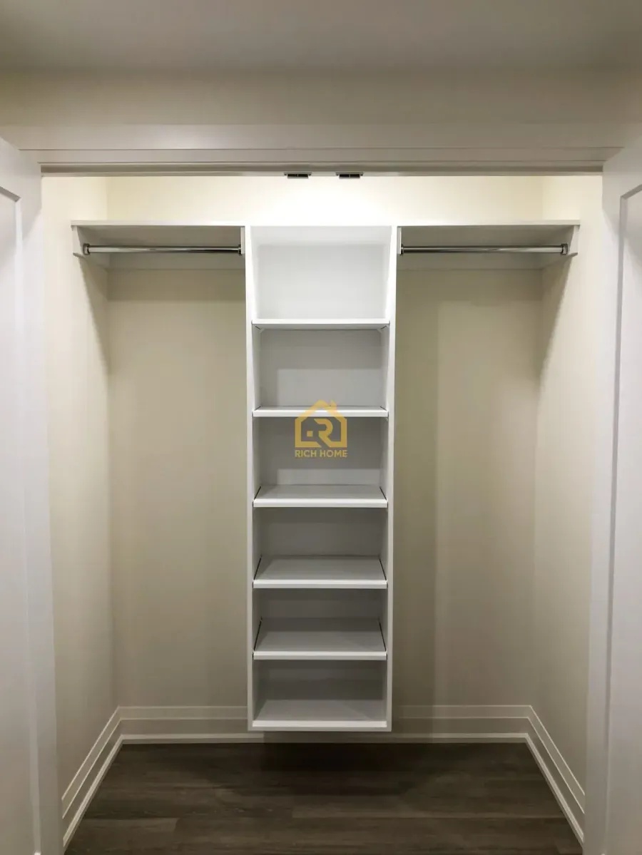 custom basement walk in closet
