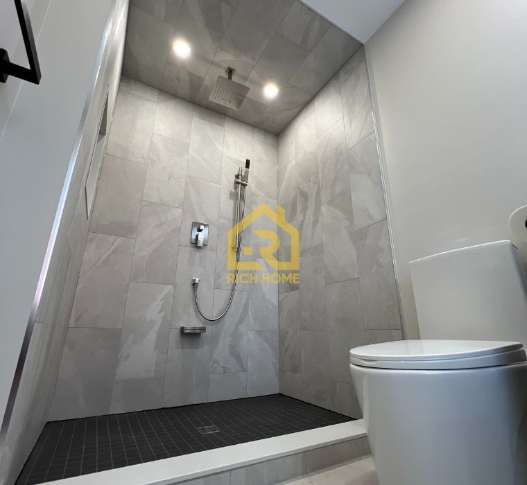 bathroom renovation storage vanity upgrade