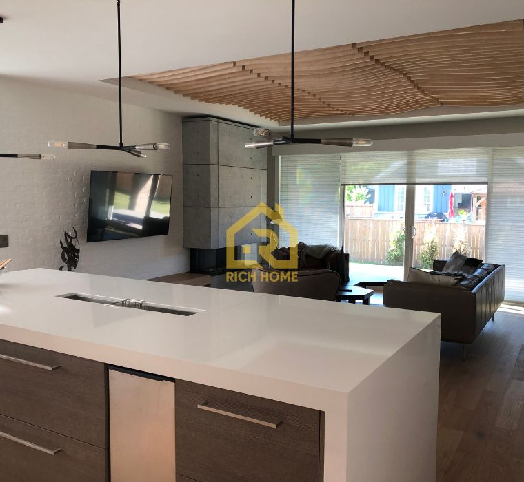 Rich Home Projects kitchen island design etobicoke
