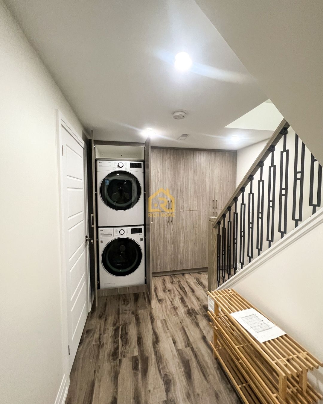 main floor laundry renovation home