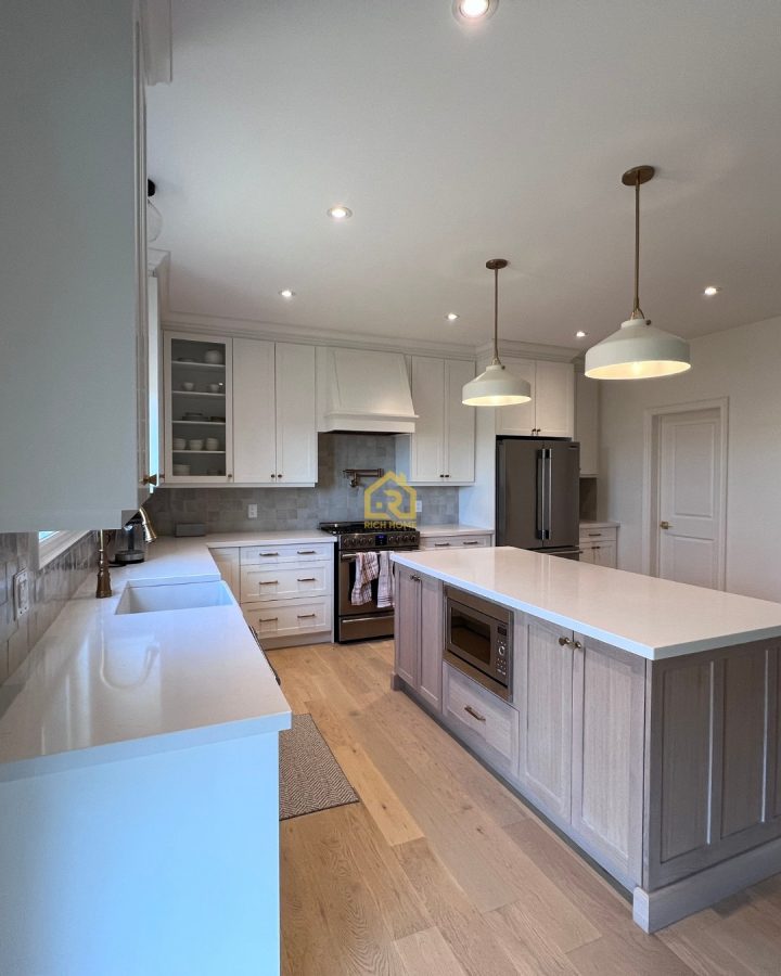 modern open concept renovation oakville