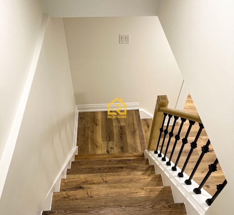 leslieville finished basement family room
