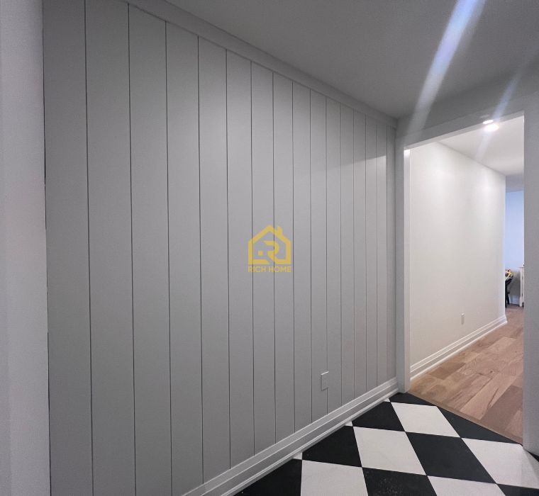 open concept renovation semi