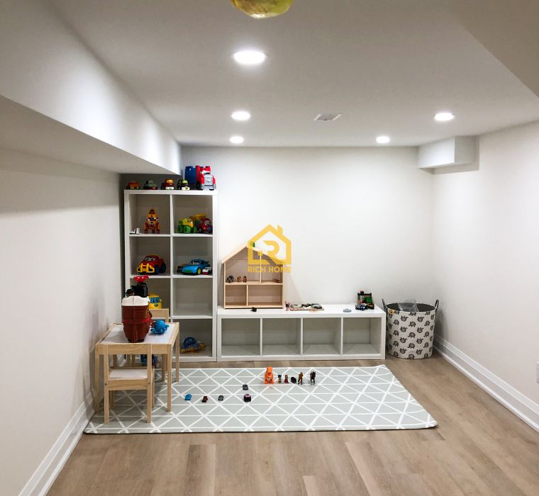 toronto basement renovation before after