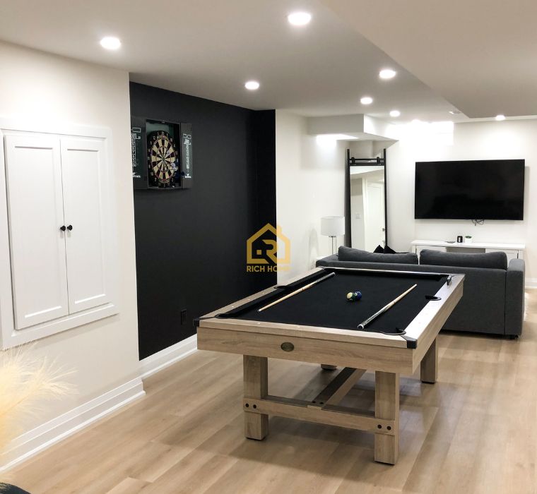 toronto basement renovation with egress window