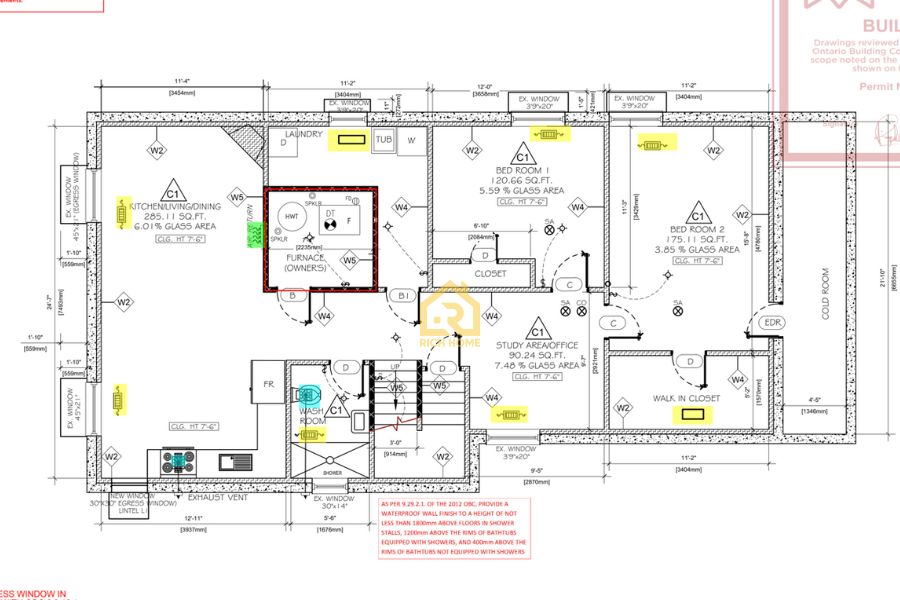 modern townhouse basement layout open concept design