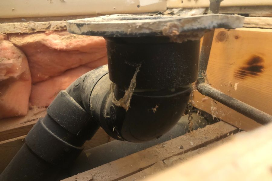 structural floor joist modification for toilet piping structural floor joist modification for toilet piping